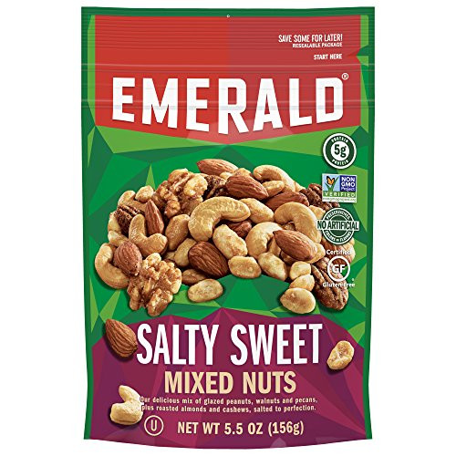 Emerald Nuts, Salty Sweet Mixed Nuts, 5.5 Oz Emerald Nuts, Salty Sweet Mixed Nuts, 5.5 Oz