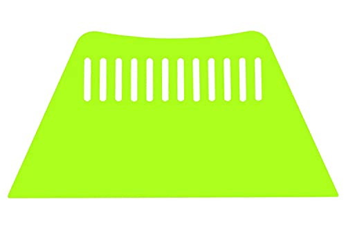 10.2 Inch Wallpaper Smoother Tool, Putty Scraper Trapezoidal Plastic Multifunction Wall Ceiling Scraper Knife for Applying Fillers, Putties, Glazes, Caulks and Paint -Green,1 Pack-
