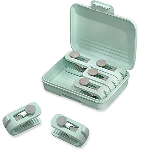 Aoitun Duvet Cover Clips, 6 pcs No Pins Quilt Fixer Clip, Non-Slip Comforter Fasteners Grippers, Anti-Movement Bed Quilt Clamps, Sheet Clips Clamp Without Needle -Green- Aoitun Duvet Cover Clips, 6 pcs No Pins Quilt Fixer Clip, Non-Slip Comforter Fasteners Grippers, Anti-Movement Bed Quilt Clamps, Sheet Clips Clamp Without Needle -Green-
