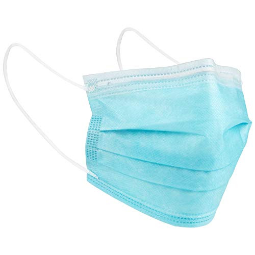 50 Pack Disposable Face Masks - 3-Ply Breathable Face Masks