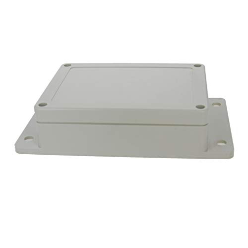 Fielect Junction Box ABS Plastic Dustproof Waterproof IP67 Universal Electrical Project Enclosure with Fixed Ear 4.53" x 3.35" x 1.38"