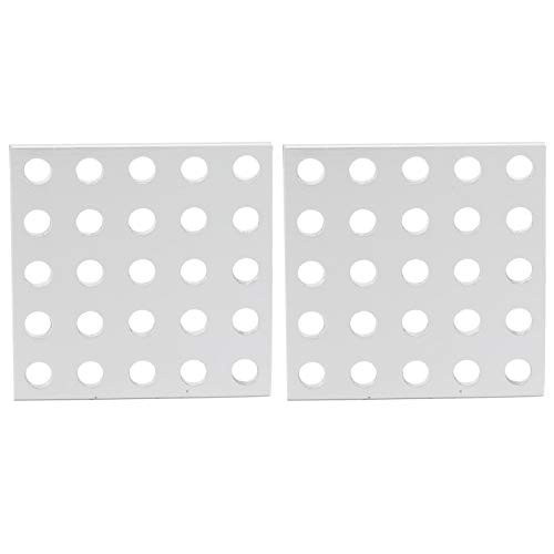 Labuduo Grid Panel, Clean and Simple Aluminum Grid Plate Light Weight Excellent Stable and Firm with Excellent Strength for Worker for Industrial Parts