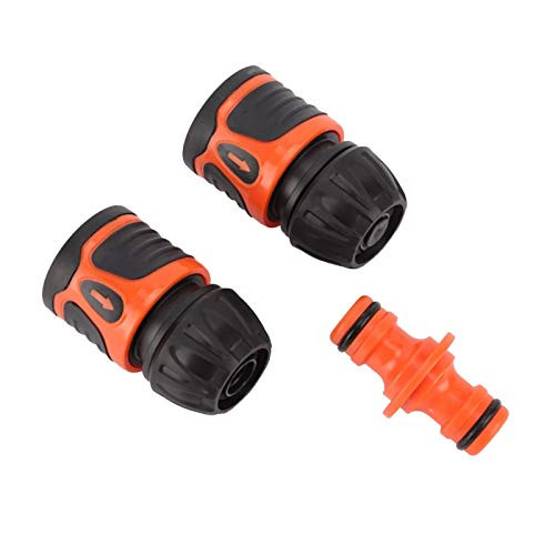 HERCHR 3Pcs Hose Connectors 1/2 Hose End Sprayer Garden Sprinklers Quick Connect Hose Fittings Water Pipe Adapter Garden Accessories