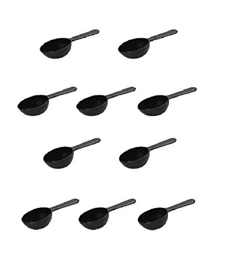 BESTONZON Coffee Scoop, 10pcs Coffee Measuring Spoons Plastic Measuring Tablespoons for Coffee, Tea and Milk Powder Spoons with Sealing Clip-7g/0.25oz/Black- BESTONZON Coffee Scoop, 10pcs Coffee Measuring Spoons Plastic Measuring Tablespoons for Coffee, Tea and Milk Powder Spoons with Sealing Clip-7g/0.25oz/Black-