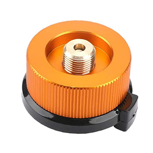 Camping Stove Adapter Gas Conversion Head Adapter for Butane Canister Screw Gas Cartridge Piston Adapter,Camping/Hiking