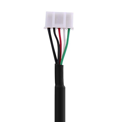 Shipenophy Black Mouse Line MX518 USB Wire Cable Game Mouse Stable Performance Replacement Repair Accessory for MX518 Game Mouse
