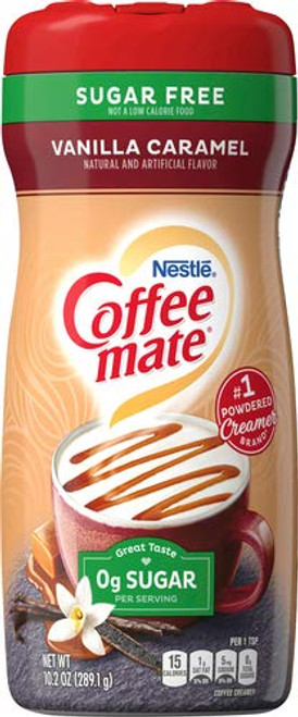 Coffee Mate Coffee Creamer Powder, Sugar-Free Vanilla Caramel, 10.2 oz Coffee Mate Coffee Creamer Powder, Sugar-Free Vanilla Caramel, 10.2 oz