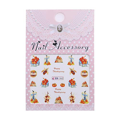 BESTOYARD 10 Sheets Thanksgiving Nail Art Stickers Tattoo Decals Self-Adhesive Fall Autumn Berry Pumpkin Scarecrow Pinecone Thanksgiving Nail Decoration BESTOYARD 10 Sheets Thanksgiving Nail Art Stickers Tattoo Decals Self-Adhesive Fall Autumn Berry Pumpkin Scarecrow Pinecone Thanksgiving Nail Decoration