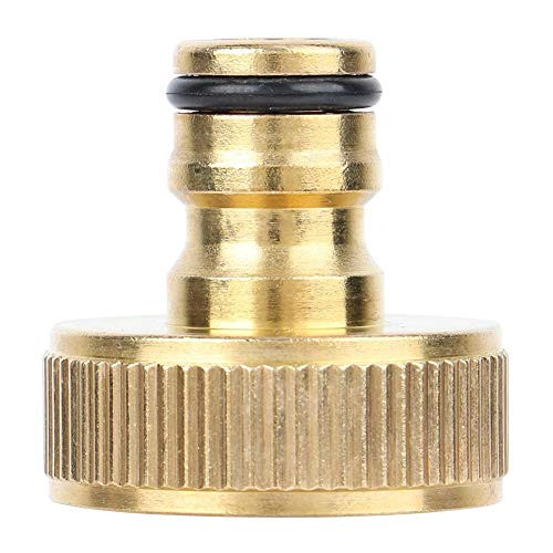 Liineparalle 1 Inch Female Thread Quick Connection Hose Connector Water Pipe Adapter Solid Brass Quick Connector Garden Hose Fitting Water Hose Connectors