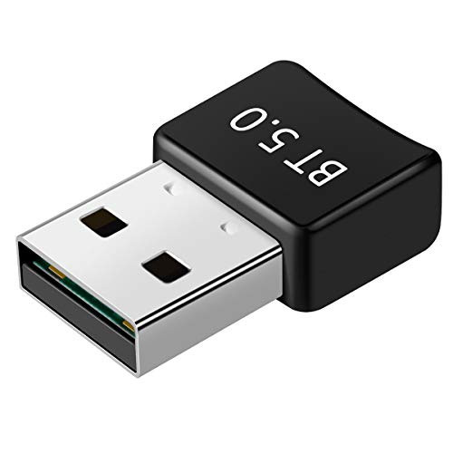 Bluetooth Adapter for PC?Bluetooth Transmitter and Receiver, USB Bluetooth 5.0 Dongle for Computer Desktop, Speakers ,PC Windows, Long Range Wireless