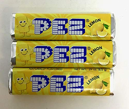 Pez Candy Refill Rolls, -25 Count- Choose Your Favorite Flavor -Lemon-