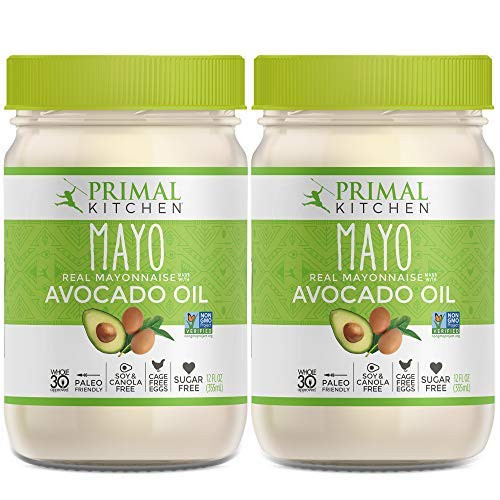 Primal Kitchen - Avocado Oil Mayo, Dairy Free, Whole30 and Paleo Approved (12 oz) - Two Pack