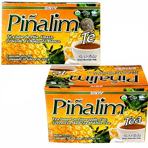 2 Pack Te Pinalim Tea GN+Vida Weight Loss Tea Diet