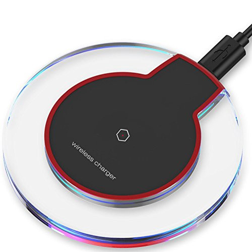 QI Wireless Charger, Ultra-Slim Wireless Charging Pad for Samsung, Nokia LG, HTC and All Qi-Enabled Devices QI Wireless Charger, Ultra-Slim Wireless Charging Pad for Samsung, Nokia LG, HTC and All Qi-Enabled Devices