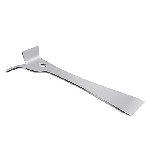 KINGLAKE GARDEN Beekeepers Hive Tool,Beekeeping Equipment,Cleaning Your Beekeeping Supplies and Bee Hive,Stainless Steel Bee Hive Scraper 1Pcs