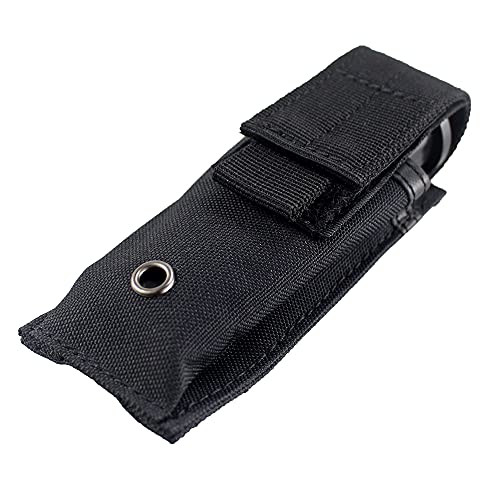 Depring Single Pistol Mag Pouch Molle Tactical EDC EMT Tool Organizer Holder -Black-