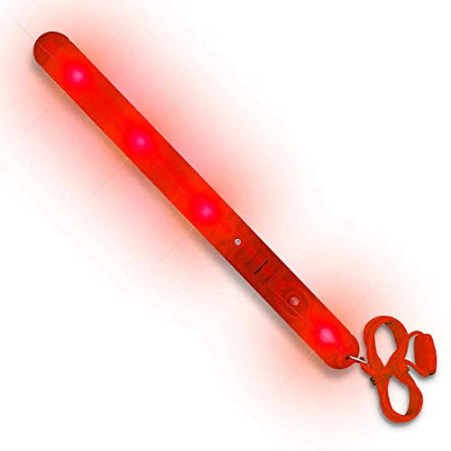 blinkee Red LED Patrol Light Wand by blinkee Red LED Patrol Light Wand by