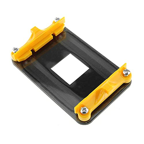 DGZZI AM4 Backplane Yellow Durable CPU Heatsink Bracket Motherboard CPU Fan Cooling Mounting Sheet Plate for AM4 AMD Socket