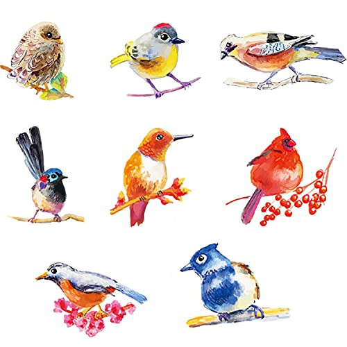 Branches Birds Wall Stickers Watercolor Birds Wall Decal Creative Wallpaper Cupboard Door Stickers for Living Room Classroom Nursery Wall Art Decor -Bird- Branches Birds Wall Stickers Watercolor Birds Wall Decal Creative Wallpaper Cupboard Door Stickers for Living Room Classroom Nursery Wall Art Decor -Bird-