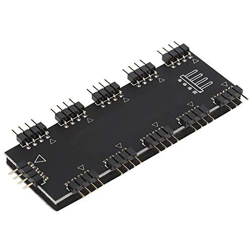 RGB Hub?Computer 10-Channel RGB Hub PC MOD Motherboard RGB Fan Extension Cable for Desktop PC Motherboard-12V 4needle-