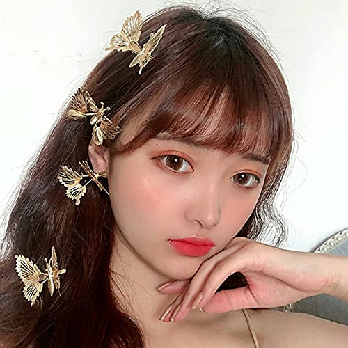 4 Pcs Moving Butterfly Hair Clips Move with Beauty Clip Butterfly Hair Clips Hair Barrettes Hair Accessories for Women and Girls -Silver- 4 Pcs Moving Butterfly Hair Clips Move with Beauty Clip Butterfly Hair Clips Hair Barrettes Hair Accessories for Women and Girls -Silver-