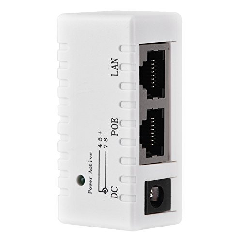 AMONIDA POE Splitter Power Over Ethernet Injector Adapter for LAN Network -??-