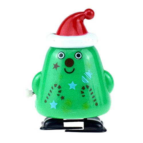 Amosfun Christmas Wind Up Toys Christmas Tree Wind up Stocking Stuffers Christmas Party Favors for Kids -Walking Christmas Tree-