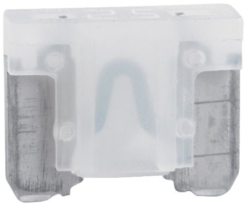 Bussmann BP/ATM-25LP-RP Clear ATM Low-Profile 25 Amp Fast-Acting Automotive Mini Blade Fuses - 5 per Card