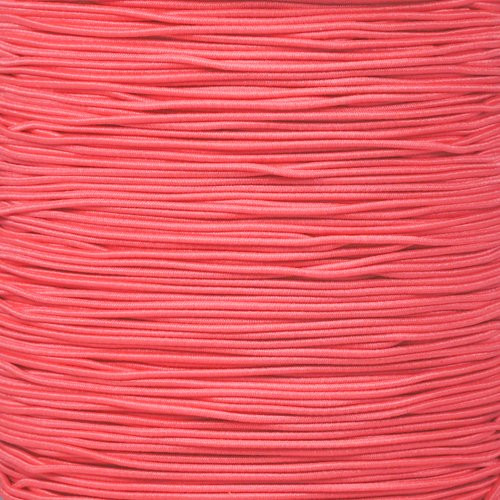 West Coast Paracord Bungee Elastic Nylon Shock Cord -1/32 Inch x 10 Feet, Neon Pink-
