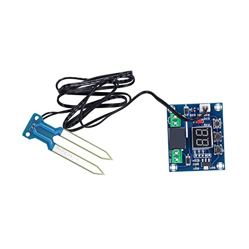 Humidity Controller Soil Sensor Module Humidity Controller Module Soil Sensor Soil Test Kits Automatic Irrigation Digital Display XH?M214 DC12V