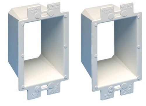 Arlington BE1-2 Electrical Outlet Box Extender 1-Gang 2-Pack Arlington BE1-2 Electrical Outlet Box Extender 1-Gang 2-Pack