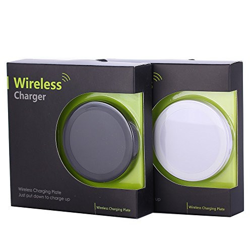 Qi Wireless Charger, Wireless Charging pad -Black-