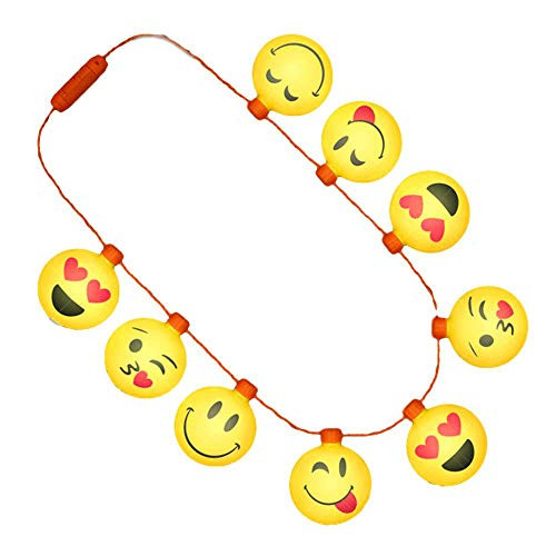 blinkee LED Emoji Faces String Lights Necklace by