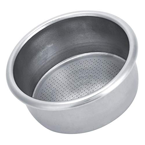 54mm Filter Basket,Stainless Steel Non?Pressurized Coffee Filter Basket Fit for Breville Coffee Machine Accessory
