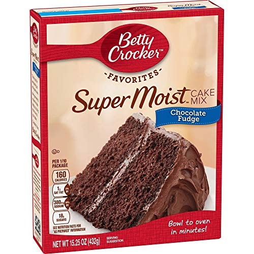 Betty Crocker Super Moist Chocolate Fudge Cake Mix 15.25 oz Betty Crocker Super Moist Chocolate Fudge Cake Mix 15.25 oz