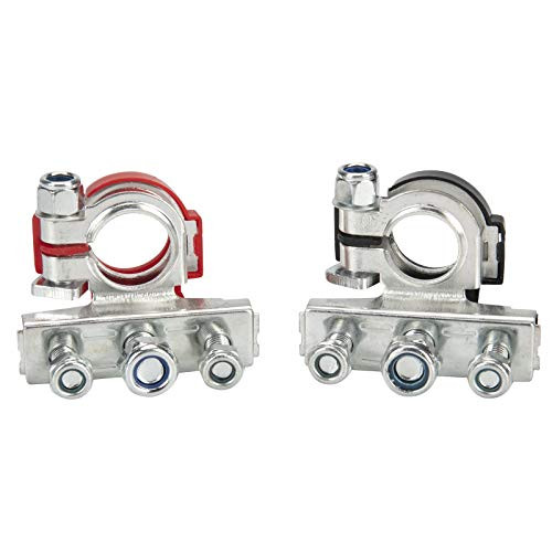 Battery Terminal Connectors Top Post Battery Terminal Ends, Copper Plate, Positive and Negative, Applicated in Car, Boat, Van, and More
