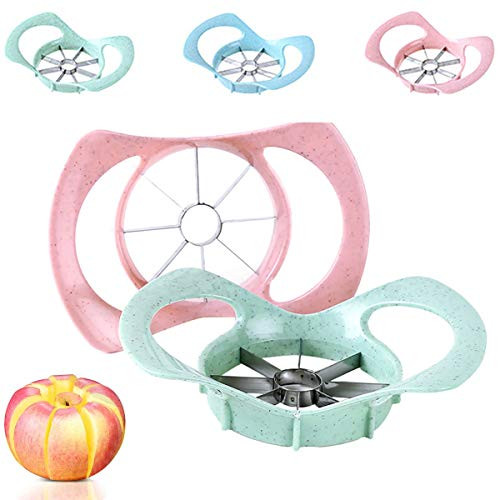 Apple Slicer, 8-Slice Apple Slicer Corer, Apple Cutter Splitter, 8-Blades Core Remover Wedger Divider, Stainless Steel Ergonomic Non-Slip Handles Easy Grip Fruit Slicer for Apples Pears Apple Slicer, 8-Slice Apple Slicer Corer, Apple Cutter Splitter, 8-Blades Core Remover Wedger Divider, Stainless Steel Ergonomic Non-Slip Handles Easy Grip Fruit Slicer for Apples Pears