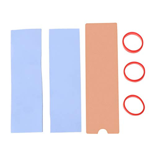 zhiounny Cooling Copper Sheet M.2 Heatsink NVME Heat Sink NGFF M.2 2280 Thermal Conductivity Silicone Wafer Cooling Fan Cooler