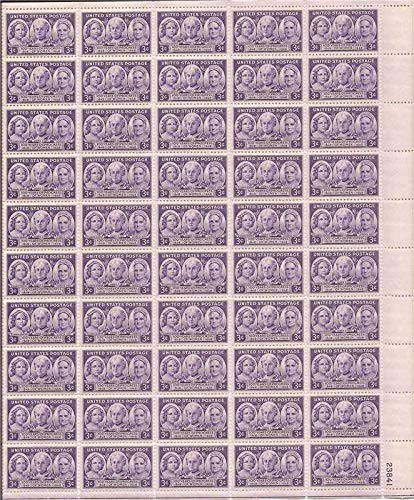 US Stamp - 1948 Progress of Women - 50 Stamp Sheet - 959