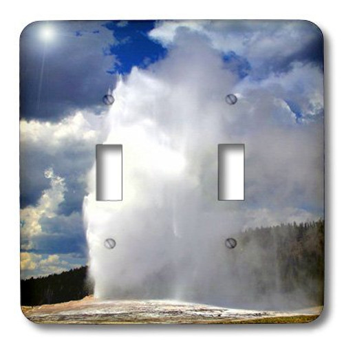 3dRose lsp_17292_2 Old Faithful Geyser Yellowstone National Park Double Toggle Switch 3dRose lsp_17292_2 Old Faithful Geyser Yellowstone National Park Double Toggle Switch