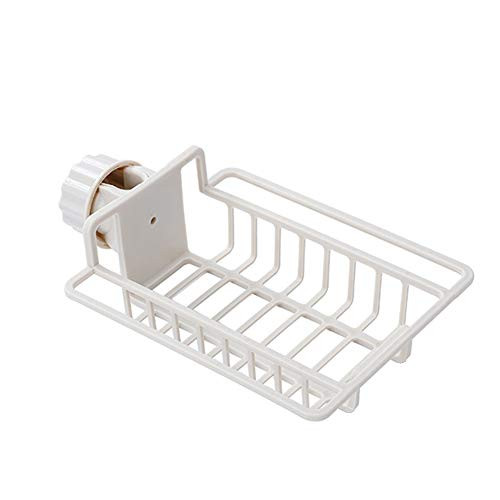 Dish Drainer Rack Drain Dish Rack Sink Storage Draining Sink Drain Rack Kitchen Sink Organizer Water Filter Rack for Kitchen Beige