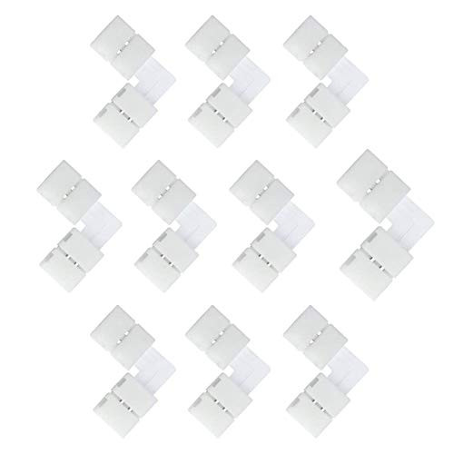 Led Strip 4 Pin Connector 10pcsconnector Adapter L Shape Led Light Corner Connecting Accessaries Led Lights for 10mm SMD RGB