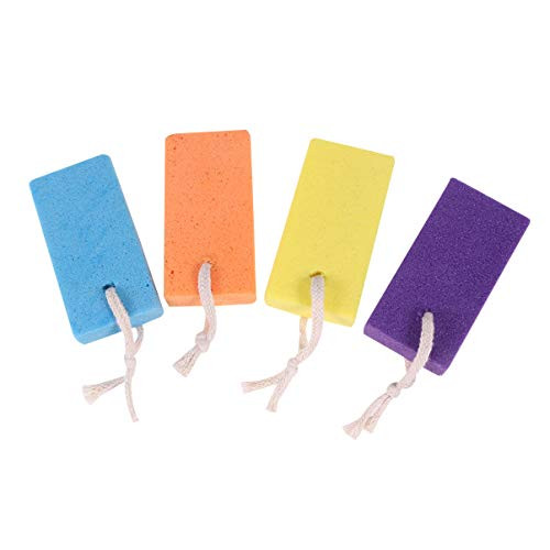 Exceart 4pcs Pumice Stone Grind Foot File Rubbing Stone Exfoliate Pumice Remove Dead Skin Callus for Foot Hand -Mixed Color- Exceart 4pcs Pumice Stone Grind Foot File Rubbing Stone Exfoliate Pumice Remove Dead Skin Callus for Foot Hand -Mixed Color-