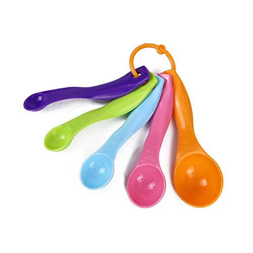 jiota PCS Measuring Spoon Set Measuring Spoons and Cups Plastic Cooking Baking Tools for Liquid and Powder Measurement Double Scale Kitchen Spoon Measuring Tools everywhere
