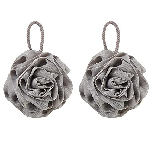 Loofah Shower Sponge Bath Sponge Exfoliating Scrubber Shower Loofah Body Gentle Shower Ball Natural Product 2 Pcs