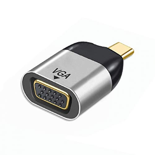 Cablecc USB-C Type C to VGA Converter Monitor Adapter 1080p 60hz for Tablet  and  Phone  and  Laptop