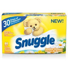 Snuggle Fabric Softener Dryer Sheets, Summer Showers, 80 Count