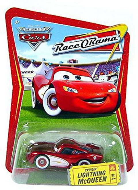 Disney / Pixar CARS Movie 1:55 Die Cast Car Series 4 Race-O-Rama Cruisin' Lightning McQueen Disney / Pixar CARS Movie 1:55 Die Cast Car Series 4 Race-O-Rama Cruisin' Lightning McQueen