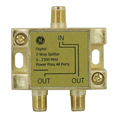 GE 22677 2-Way 5MHz-2.3GHz Digital Splitter -Discontinued by Manufacturer-