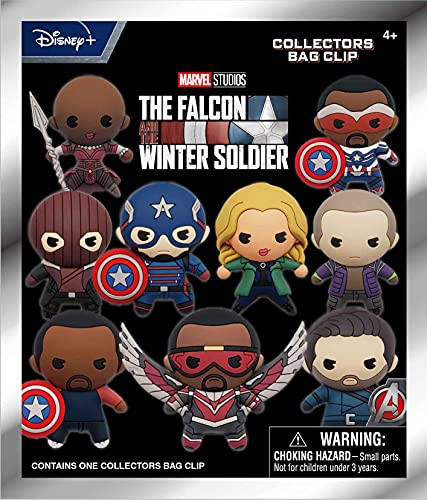 Marvel The Falcon and Winter Soldier 3D Foam Bag Clip in Blind Bag